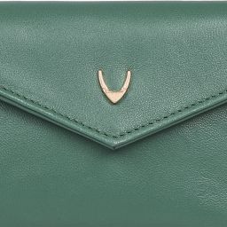 Women Casual Green Genuine Leather Wallet-image-70