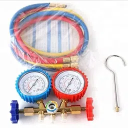 Double Gauge Manifold R-22,R-12,R-134A&R-502 Refrigerant Testing Charging Radius Gauge-image-74