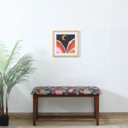 globally indian Perch Sheesham Wood Bench In Multi Colour-picture-24