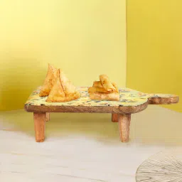 the home co. Green Mango wood 15 Inch Appetizer Platters-picture-7