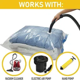 5Pack Vacuum Compression Storage Bags With Pump,Space Saver Sealer Bag P361 Travel Storage Vacuum Bags-image-14