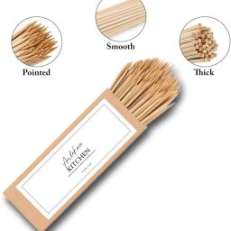 Potato Twister Stick,Tandoor Stick,Paneer Tikka Stick,Kabab Stick,Bamboo Sticks Disposable Bamboo Roast Fork, Serving Fork, Dinner Fork Set-34