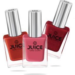 Nail Paint Combo 24 Coral Sunset - 292, Golden Orange - 249, Firey Red - 208-image-14