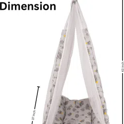kian BABY PREMIUM NET SWING CRADLE WITH WINDOW HANGER image 4