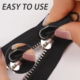 morel Replacement Metal Zipper Fixer Zipper (PACK OF 5) Zipper Pull-picture-26