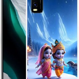 Back Cover for Vivo Y20i, Little, Radha, Krishan, Kanhaiya, ji-image-3