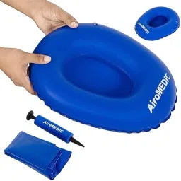 Portable Air Bedpan, Inflatable Cushions Potty for Home Elderly Bedridden Urine Pot-image-109