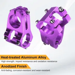 xezon Bicycle Handlebar Stem MTB 31.8MM New Unique Aluminum Cycle Handlebar Durable Bicycle Handle Grip image 4