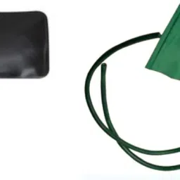 NSC Bp Rubber Bladder Green & Black Double Tube For Sphygmomanometer Bp Monitor Cuff-30
