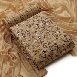 sun fashion and lifestyle Unstitched Cotton Blend Salwar Suit Material Floral Print-picture-26