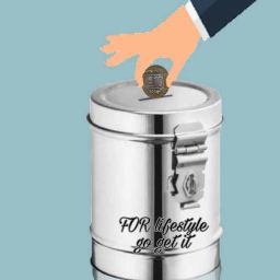 Round Shape Money Bank coin Bank Box Coin Bank (Silver) Coin Bank-image-60
