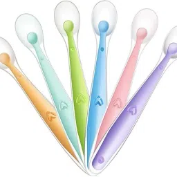 6pcs SootheFeed Baby Feeding Spoon with Supple Silicone Tip- Silicone-picture-22