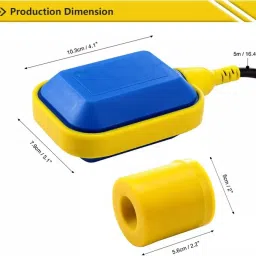 Laydone Water Level Controller Float Switch Sensor for Water 2 Meter Wire Switch Wired Sensor Security System image 2