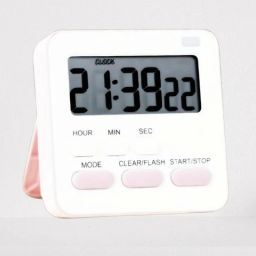 Digital White Clock-image-73