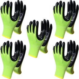 Nitrile Coated Safety Work Hand Gloves Firm Grip for Gardening Men and Women K3 Boxing Gloves-image-30