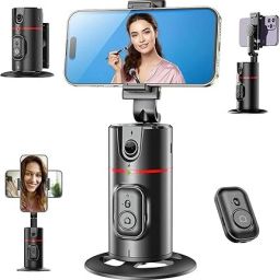 Z store Rechargeable Auto Face Tracking Tripod with Remote, Single Gimbal for Mobile-27