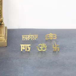 amaya decors Brass Tika Set of 6-picture-37