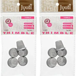 Thimble - Size 3 to 7 of Steel in Nickel, Finger Protector for Hand Sewing, Thimble for Quilting, Sewing Leather, Needlework, Embroidery, & DIY Crafts-40