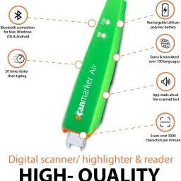 Scanmarker Air Pen Scanner - OCR Digital Highlighter and Reader - Wireless (Green Corded Portable Scanner image 4