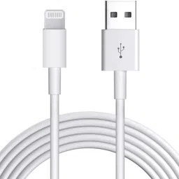 RoarX Lightning Cable 3 A 1 m Original quality Premium USB Lightning Cable 1 Meter White-6