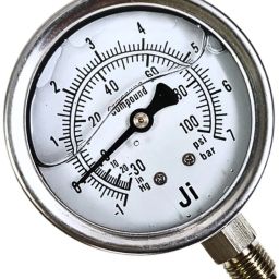 Economical Compound Gauge, 2.5" Dial, -1 to 7 Bar, Bottom Entry, 1/4" BSP (M) Dial Indicator-image-23