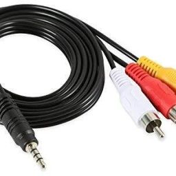 SageTV-out Cable 3.5mm to 3 RCA Male Cable to AUX Cable Cord for TV,MP3,Tablets, 1.5METER-20