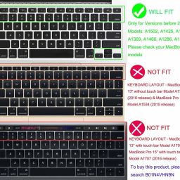 Saco Mac Book Air 13 Laptop Keyboard Skin image 5