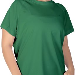 Women Solid Round Neck Polyester Dark Green T-Shirt-image-22