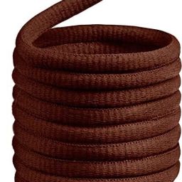 HAPPYMATES Round Oval Shoes laces Athletic Shoe Laces for Sport(Brown oval 2 pair) Shoe Lace-image-77