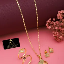 COMBO NECKLACE FOR GIRLS-WOMEN Alloy Mangalsutra-11