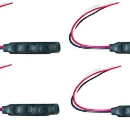 TAAPSEE 4 Pieces CCTV Audio Surveillance Microphone MIC for CCTV Camera Systems Camera Microphone-20