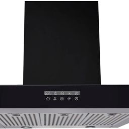 GL 6052 TC 90 BL Wall Mounted Black, Silver 1250 CMH Chimney-image-7