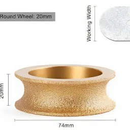 Marble Molding Blade 20MM Brazing Granite Molding Wheel 20MM Bore Size Lever Tool-image-74