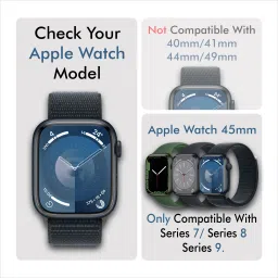 PROACCS Edge To Edge Screen Guard for APPLE WATCH SERIES 7 / 8 / 9 (45MM) image 2