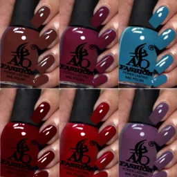 65 Quick Drying Long Lasting High Shine Nail Polish For Women and Girl Combo Set Multicolor-image-78