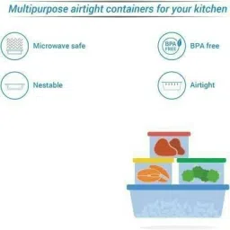 milton Plastic Grocery Container - 1000 ml, 3000 ml, 5000 ml, 2000 ml image 2