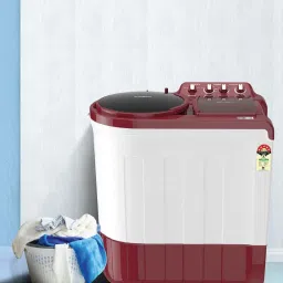 whirlpool 8 kg Semi Automatic Top Load Red image 5