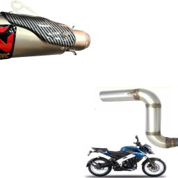 1 NS160/200/dominar bs4 bike bend pipe, 1 bike exhaust Combo-image-69