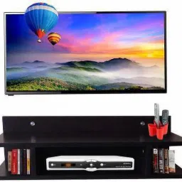 TV Setup Box & Remote Stand Wooden Wall Shelf Wooden Wall Shelf-image-78