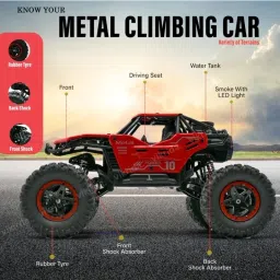 Monster Truck Smoke Car Remote Control Toy for Kids with LED Lights-18
