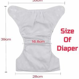 baby hashtag Reusable Cloth Diaper + Microfiber Inserts (4 Cloth Diaper and 4 Insert) image 2