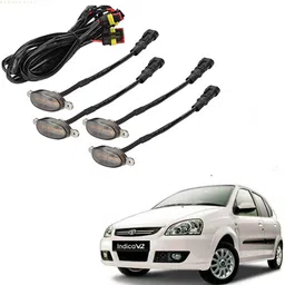rwt Smoked Lens Ultra Bright 4 PcsWaterproof Car Led Grill Amber Lights -435 Car Fancy Lights-picture-3
