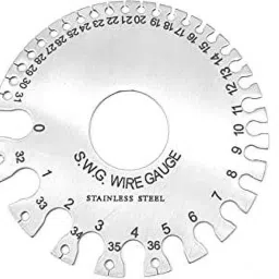 samenx Rectangular Wire Gauge & SWG Wire Gauge /Sizer in British & Metric (PACK OF 2) Marking Gauge image 3