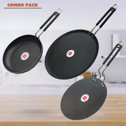 Superior Quality Pack of 3, Fry Pan 20 cm diameter 0.75 L capacity-image-93