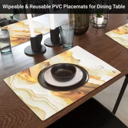 kuber industries Rectangular Pack of 6 Table Placemat image 2