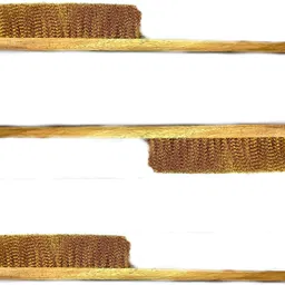 shyam sarowar 3 Row Brass Pital Brushes Handle Scratch Brush-picture-9