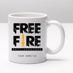 Free Fire Name/id Ceramic Coffee Mug-image-2