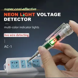 dr.gadget Electrical Tester Pen Voltage Sensitivity Compact Pen Dual Color LED Light Digital Voltage Tester image 2