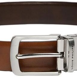 louis philippe Men Formal Tan Genuine Leather Reversible Belt-picture-1