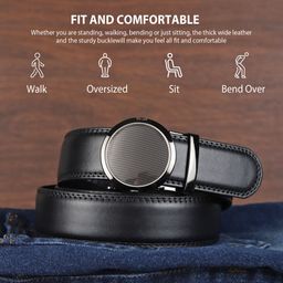 invictus Men Black Genuine Leather Belt-picture-36